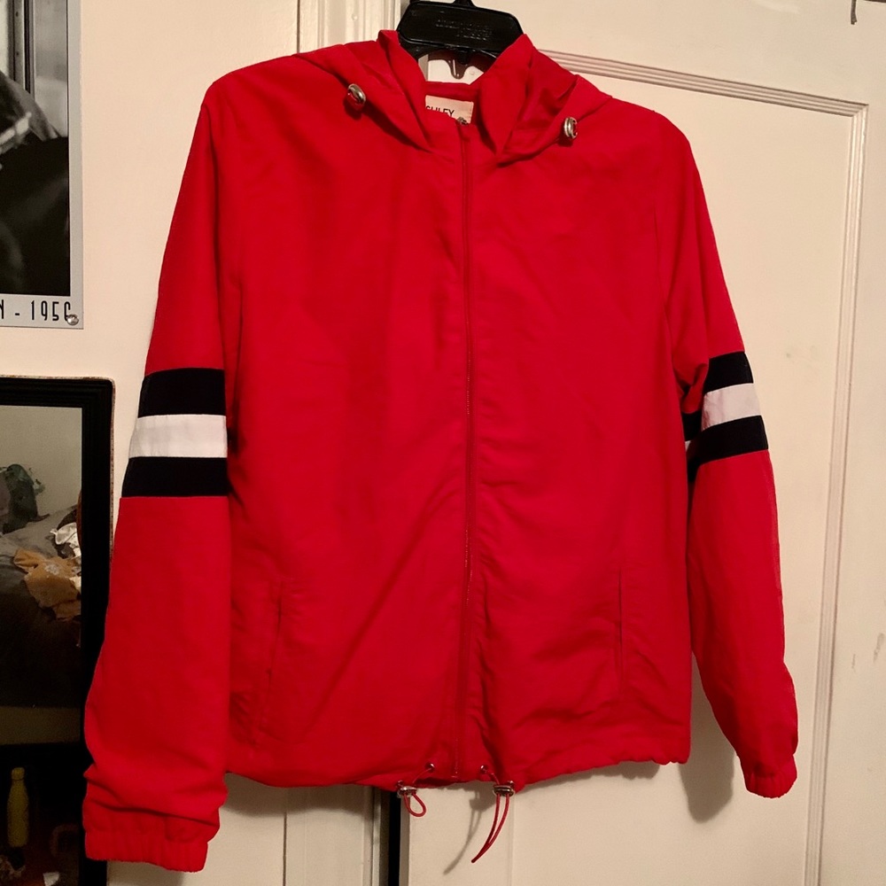 Red jacket